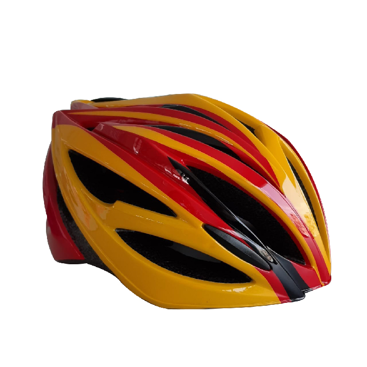Bicycle Helmet, SK324 Red-Yellow